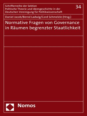 cover image of Normative Fragen von Governance in Räumen begrenzter Staatlichkeit